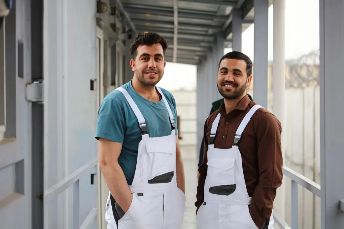 Equipa da Hidrodu em obra